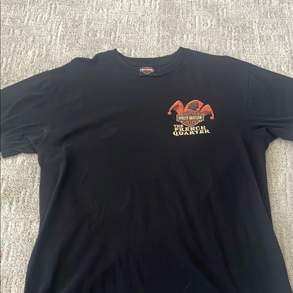 Harley Davidson Black Graphic T-Shirt